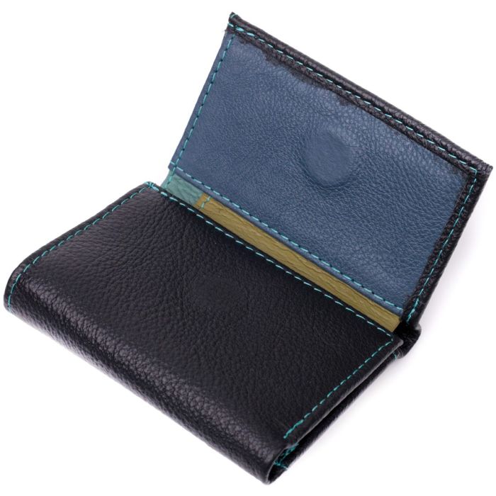 Женский небольшой кошелек из натуральной кожи ST Leather 19504 Черный