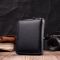Портмоне для женщин на молнии в классическом цвете из натуральной кожи ST Leather 19488 Черный