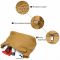 Практичная женская сумка из натуральной кожи Vintage 22991 Желтый