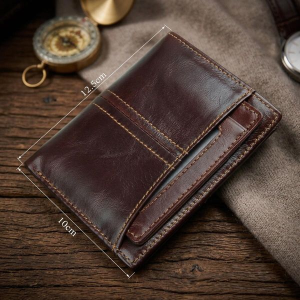 Кошелек мужской Vintage 14373 Коричневый