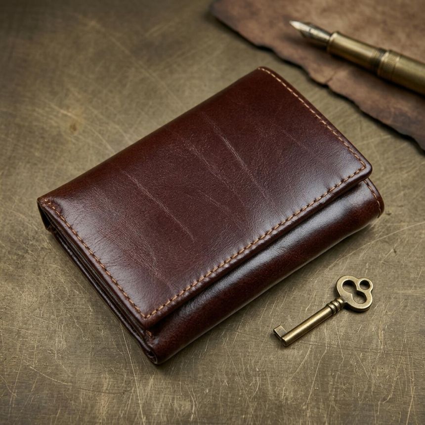 Кошелек Vintage 14464 Коричневый