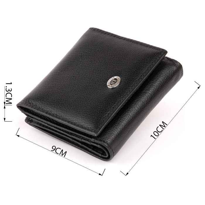 Компактный кошелек женский ST Leather 19256 Черный