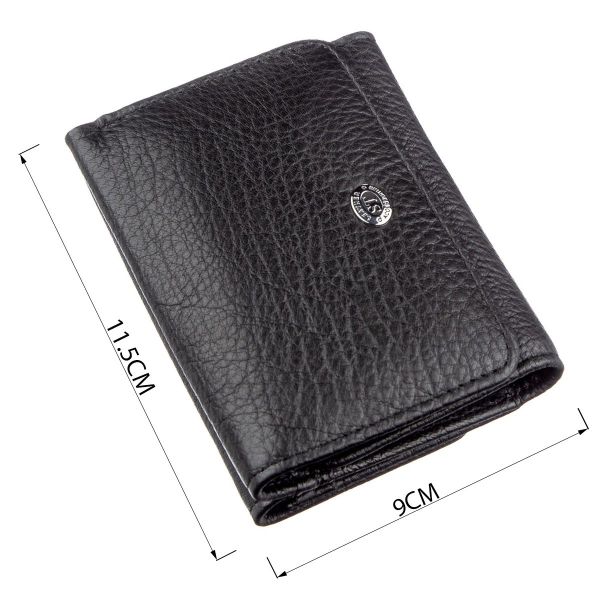 Кошелек для женщин из кожи ST Leather 18886 Черный