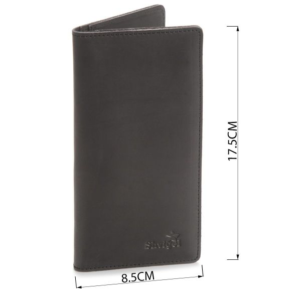 Кошелек SHVIGEL из винтажной кожи 13794 Черный
