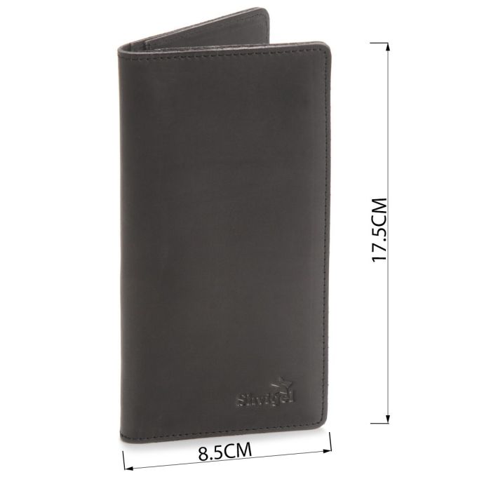 Кошелек SHVIGEL из винтажной кожи 13794 Черный