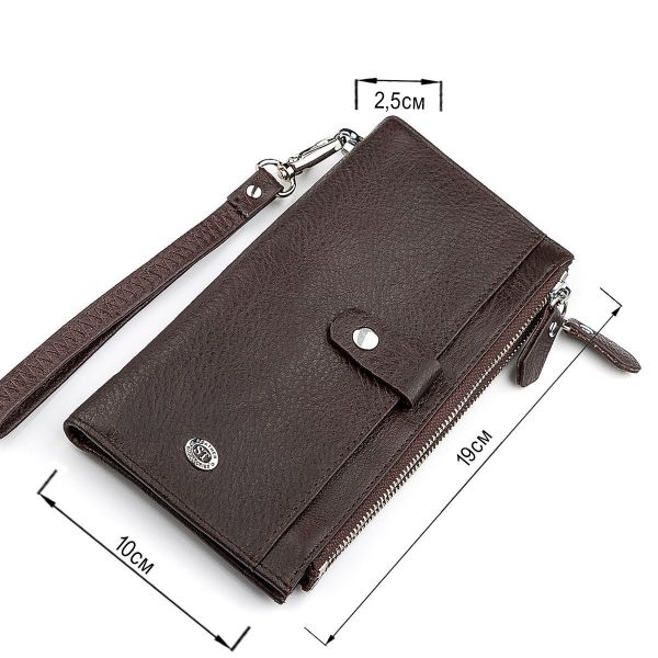 Кошелек ST Leather 18382 (ST420) из натуральной кожи Коричневый