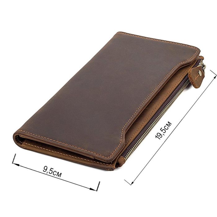 Кошелек Vintage 14596 кожаный Коричневый