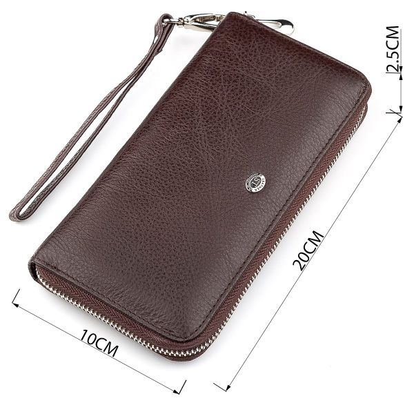 Кошелек женский ST Leather 18418 (ST45-2) кожа Коричневый