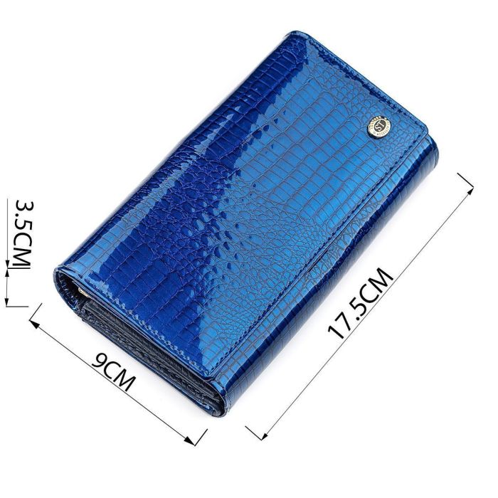 Кошелек женский ST Leather 18432 (S9001A) модный Синий