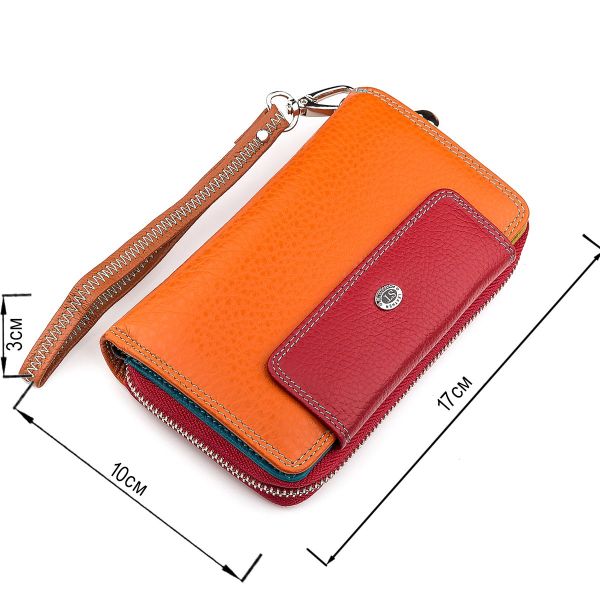 Кошелек женский ST Leather 18441 (SB55-5) вместительный Красный