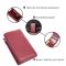 Кожаный женский кошелек в три сложения ST Leather 22489 Бордовый
