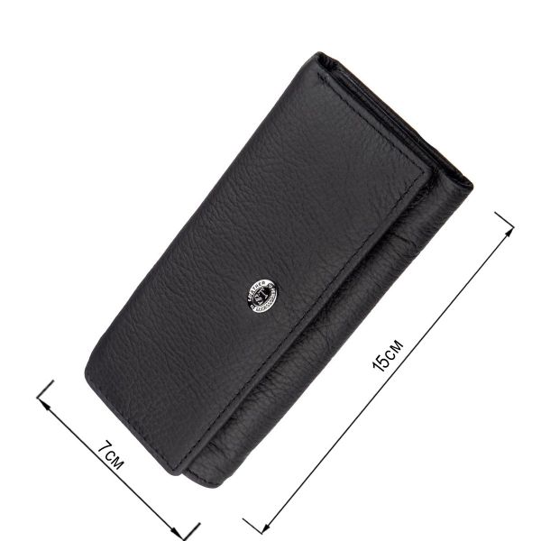 Мужская ключница-кошелек ST Leather 18839 Черный