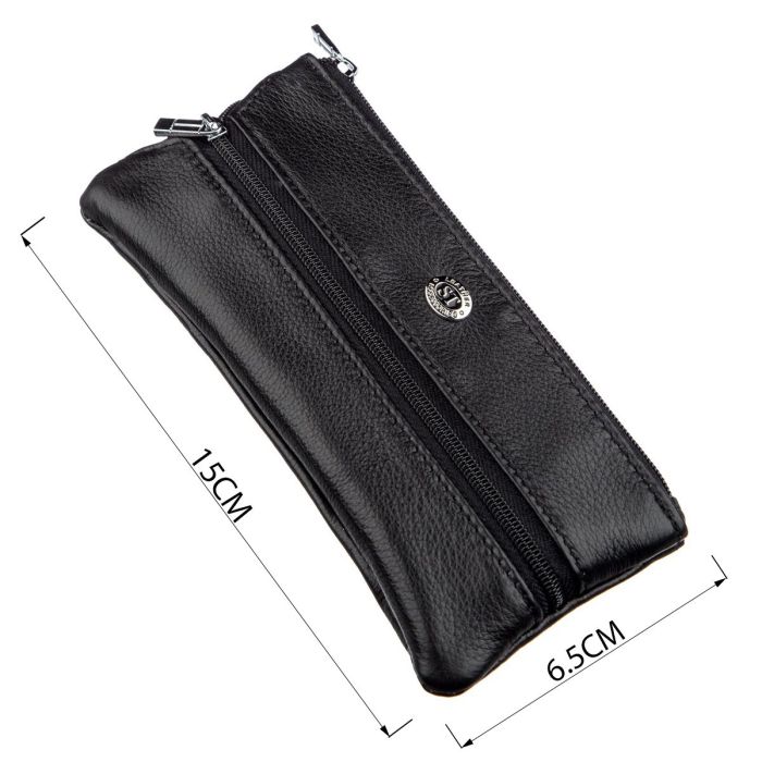 Мужская компактная ключница ST Leather 18838 Черный