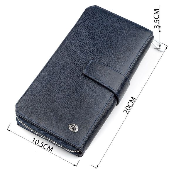 Мужской кошелек ST Leather 18454 (ST128) кожа Синий