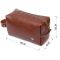 Мужской несессер из натуральной кожи GRANDE PELLE 11416 Коричневый