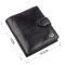 Небольшой кожаный кошелек для мужчин ST Leather 18832 Черный