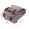 Оригинальная сумка через плечо из плотного текстиля Vintage 22442 Серый