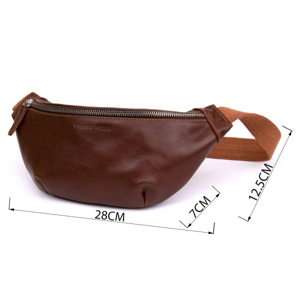 Поясная сумка GRANDE PELLE 11315 Рыжая