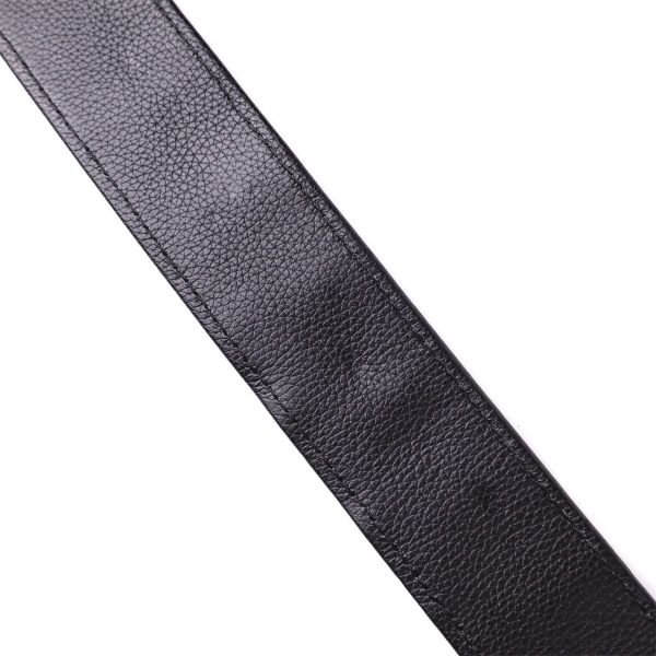 Ремень классика из натуральной кожи крокодила CROCODILE LEATHER 18018 Черный