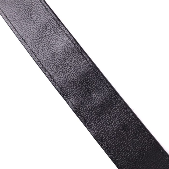 Ремень классика из натуральной кожи крокодила CROCODILE LEATHER 18018 Черный