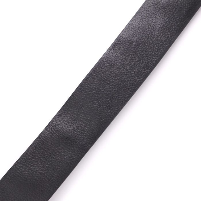 Ремень мужской CROCODILE LEATHER 18008 из натуральной кожи крокодила Черный