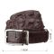 Ремень мужской CROCODILE LEATHER 18178 из натуральной кожи крокодила Коричневый