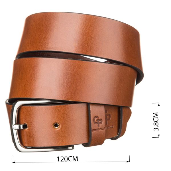 Ремень мужской Grande Pelle 11060 Коричневый