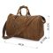 Сумка дорожная Vintage 14050 из винтажной кожи Коричневая
