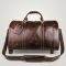 Кожаная дорожная сумка на колесах для путешествий и командировок Vintage 14254 Коричневая