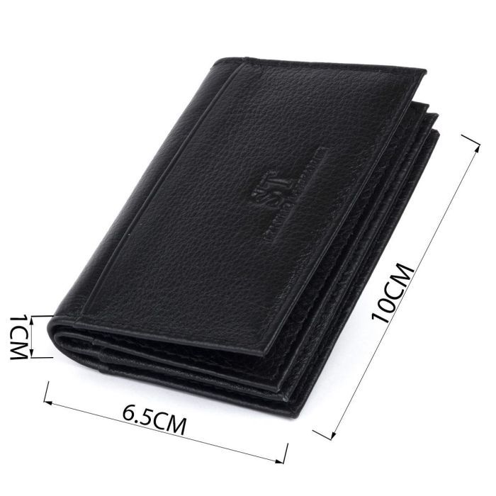 Визитница-книжка ST Leather 19213 Черная