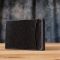 Зажим для денег STINGRAY LEATHER 18293 из натуральной кожи морского ската Черный