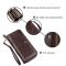Женский клатч с ремешком на запястье ST Leather 18867 Коричневый