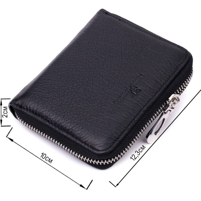 Женский отменный кошелек из натуральной кожи ST Leather 22449 Черный